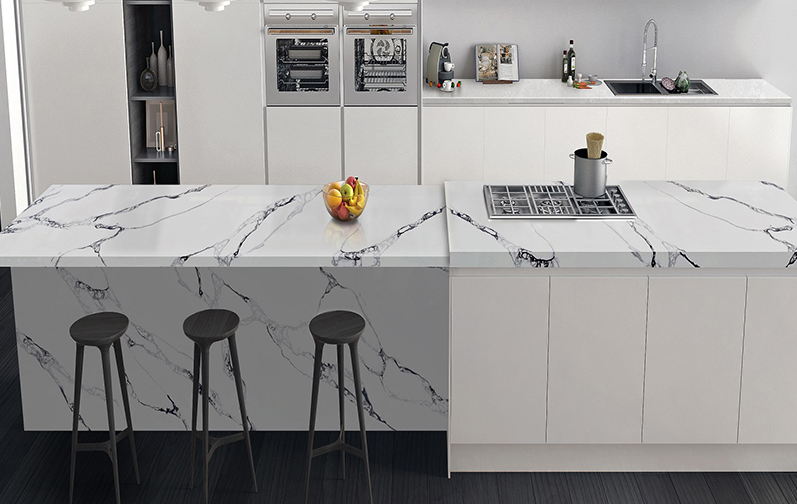 Veined Quartz Countertops